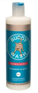 Buddy Wash Refreshing Rosemary and Mint Dog Shampoo and Conditioner